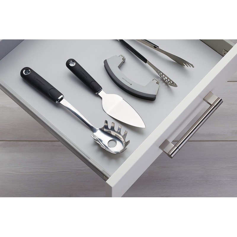 MasterClass Smart Space Folding Mezzaluna Herb Chopper, Stainless Steel/Plastic, Grey,