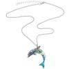BONSNY Ocean Collection - Collar con colgante de delfín de