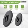 partszen 68225506AA ‎Bed Plug Cover Kit Fit for Dodge Ram