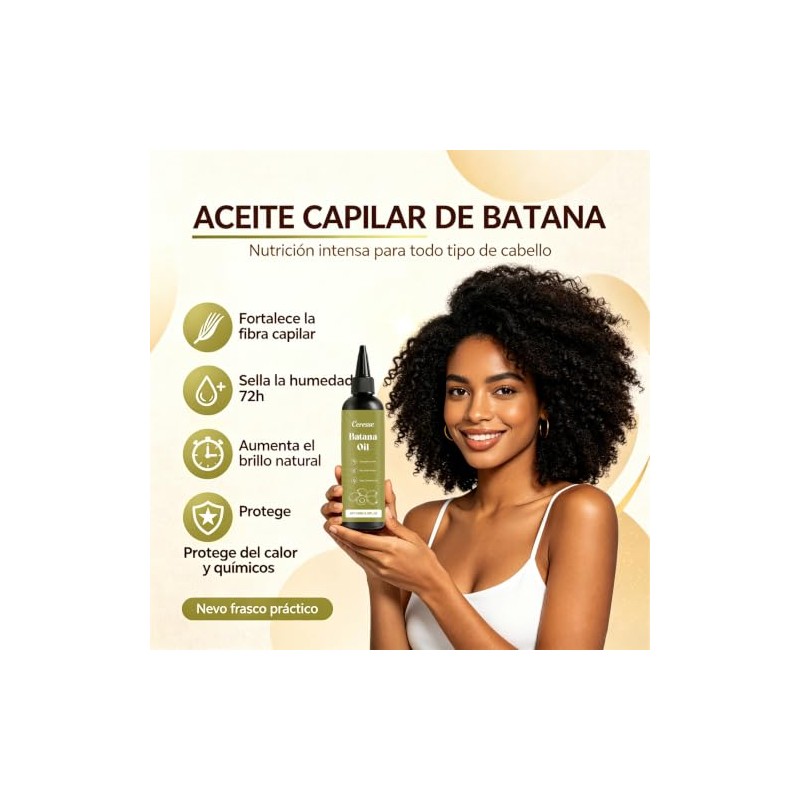 Aceite de Batana para Cabello 100ml，Repara Puntas