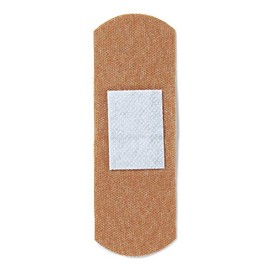 Curad Flex - Vendas adhesivas de tela, tamaño del vendaje es de 3/4" x 3" (caja de 100)