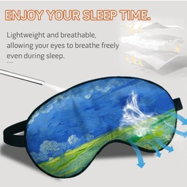 townssilk 100% Silk Sleep mask with Adjustable Strap,Comfortable and Super Soft Eye mask Ultimate Sleeping aid,blindford,Wheat