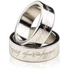 MOMOMAGE Silver Magnetic Engraved PK Ring Magic Tricks for Magician
