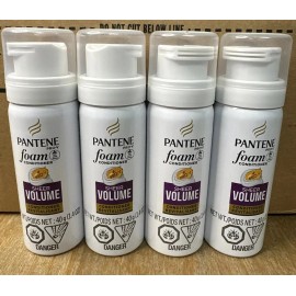 Pantene Pro-V Lot Of 4 Pantene Pro V Foam Conditioner Sheer Volume 1.4 oz Travel Size **NEW**
