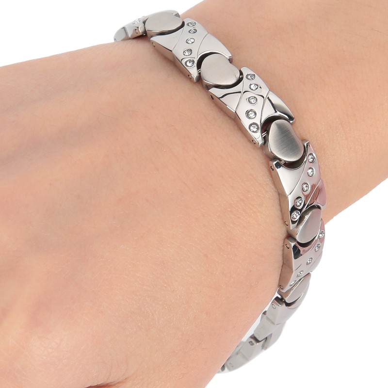 Magnet Bracelet Pain Relieve Hand Chain Stainless Steel Health Care