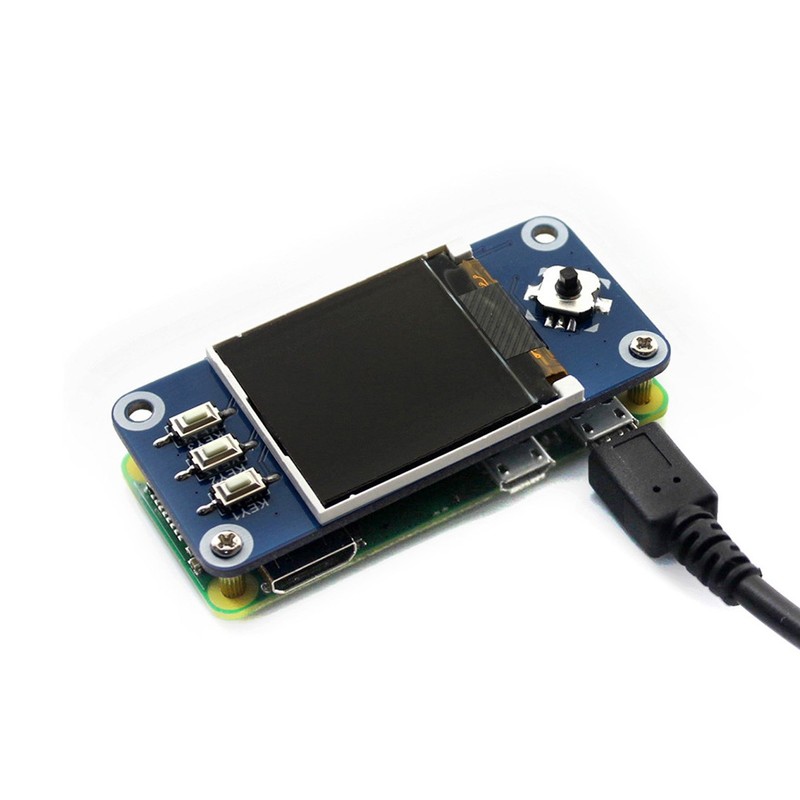 1.44 Inch LCD Display HAT for Raspberry Pi, 128x128 SPI