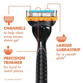 Gillette Gillette Fusion5 Men's Razor Blade Refills, 10 Count + Fusion5 ProGlide Razor Blade Refills - 2 Count | One Pack of 12 Refills