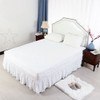 PiccoCasa Elasticated Bed Skirt Ruffled Bed Base Wrap Around Bed