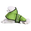Dog Raincoat Polyester Pet Rain Cape Jacket Reflective Stripe Waterproof