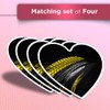 Vinyl Heart Stickers (Set of 4) - Tyre Marks Race