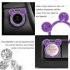 Augeny Bling Car Engine Start Button Cover, Rhinestone Key Ignition