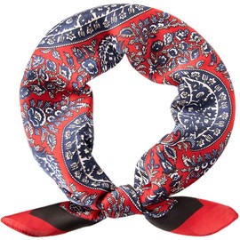 MAIRY Bandana Hair Wrap for Sleeping Hijab Satin Headkerchiefs Paisley Fashion Headscarf Headband Hair Lightweight Women's Scarves & Wraps,70091