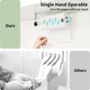 Fixwal Paper Towel Holder Under Cabinet, Single Hand Operable Wall