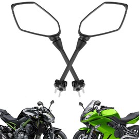 KEMIMOTO Motorcycle Mirrors Rear View Mirrors Compatible with Ninja 650R 2009-2017 ER6F ER-6F 2009-2015 Z400R 2010-2014 Z1000 2011-2015 Side Mirror Ninja Z1000sx/Z650R/400R Mirrors