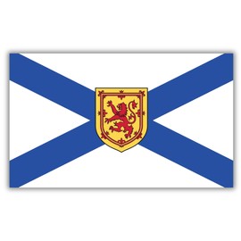 Magnet Me Up Nova Scotia Flag Magnet, 4x6 Inches, Flexible Magnetic Decal, Heavy Duty Magnet Vinyl for Car, Truck, SUV, Fridge, Locker, Canadian Province Souvenir, Made in USA