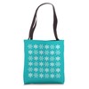Vintage Pyrex Snowflake, Christmas Pattern Tote Bag