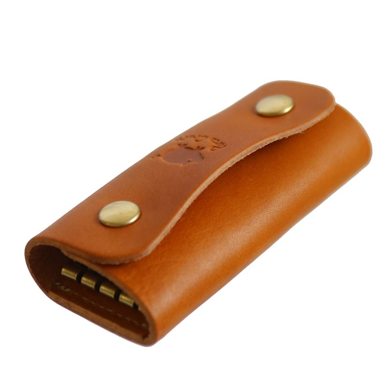 Polcolosso Double Hook Key Case, Original Tochigi Leather, Made in