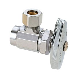 BrassCraft Plumb Shop Nominal Sweat Compression Brass Angle Valve - Case Of: 1;