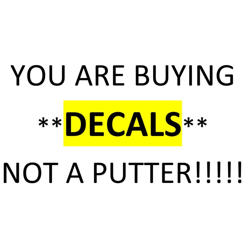 ODYSSEY TRIPLE TRACK DECALS - No Cutting! Just Apply! ***BLACK