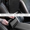Qirc Car Armrest Cushion, Upgraded PU Leather, Car Armrest Cover