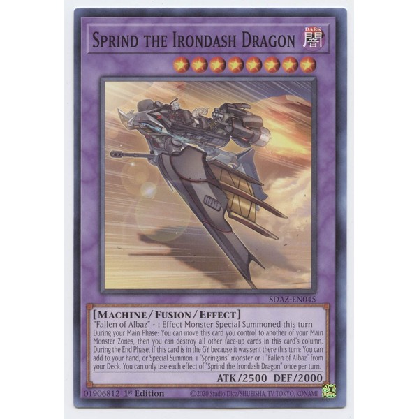 Sprind The Irondash Dragon - SDAZ-EN045 - Common - 1st