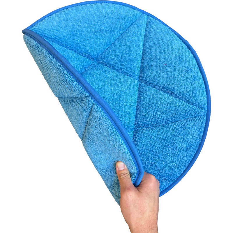 All-Star Microfiber Carpet Bonnets | 17" Blue - 6 Pack