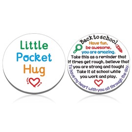 Christmas Stocking Stuffers for Girls Boys Inspirational Gifts for Kids First Grade School Supplies for Girls Daughter Back to School Pocket Hug Token First Day of School Gifts for Students 1st Grad