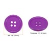 QUARKZMAN Pack of 10 Buttons Large Sewing Buttons 7/8 Inch