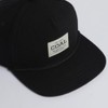 Coal Uniform Cap Hat, Black Flannel
