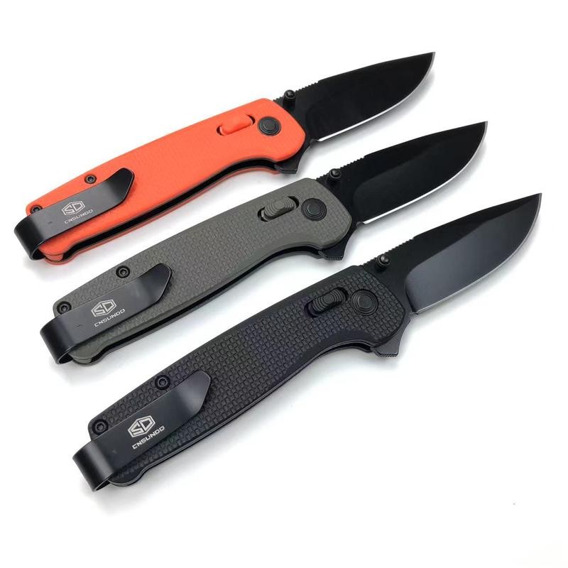 EDC Folding Utility Knife - Sharp Stainless Steel Blade, Lightweight