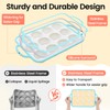 Fimary Silicone Muffin Pans for Baking 2 Pack, 2.6 Inch
