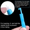12pcs Sewing Machine Needle Inserter, Automatic Needle Threader Needle Threading