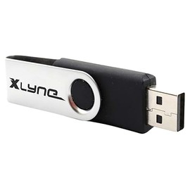 XLYNE SWG 8 GB USB Stick / USB 2.0 / Plug & Play / Swing / Black