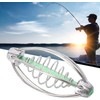 Trampa Cebo de Acero Inoxidable con Resorte para Pesca Familiar