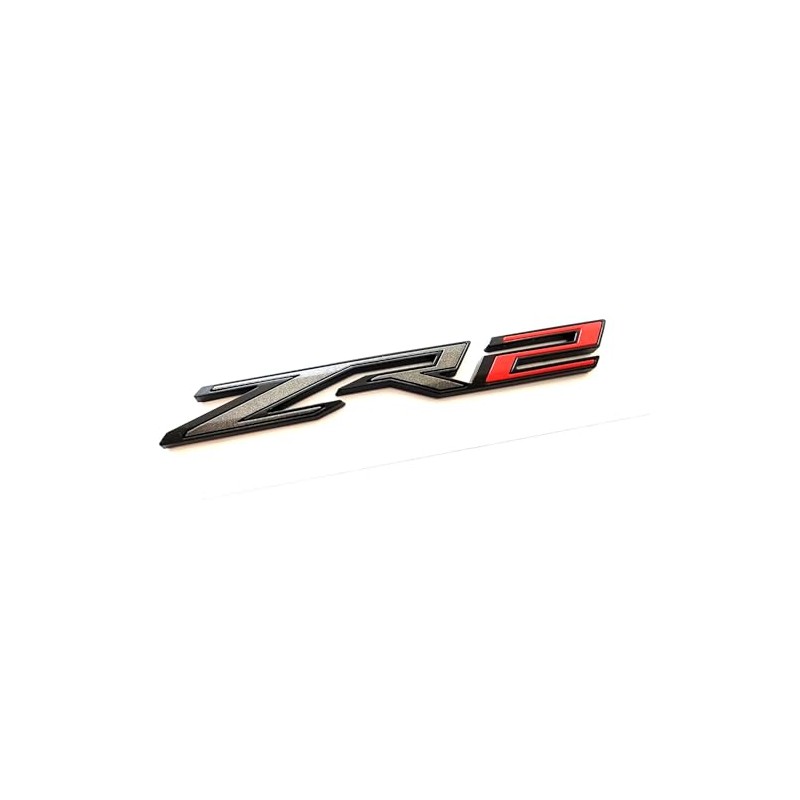 2Pcs Rear Tailgate ZR2 Emblems Truck Badge Sticker Compatible with