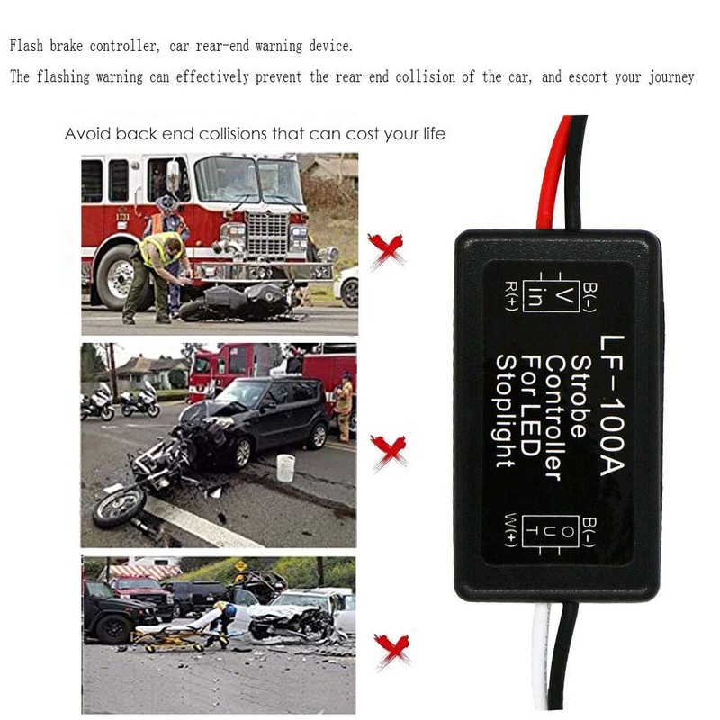 YSY 2PCS LF-100A Flash Strobe Controller Auto Car Flasher Module