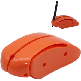 Assistive Writing and Drawing Device, Writing Aids Pen Holder for Essential Tremors, Weak Hand and Low Grip Strength, Improve Writing Stability & Strengthening (Orange)