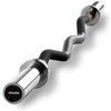 XMark Olympic EZ Curl Bar, Olympic Barbell, 400 lb Weight