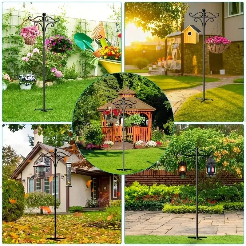 Bird Heavy Duty Strong Double Shepherds Hooks for Outdoor, 75