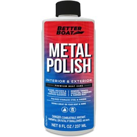 Metal Polish Cleaner and Chrome Marine Grade for Boats Cars Aluminum Stainless Steel (reformulated)