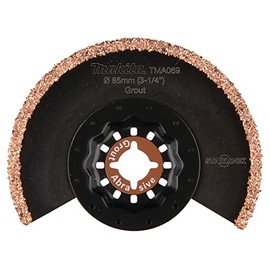 Makita B-65028 Starlock HM/TC Segment Saw Blade 85mm TMA069 Grit 30 Mortar Epoxy Aerated Concrete Multitool Multi Tool (1 Piece)