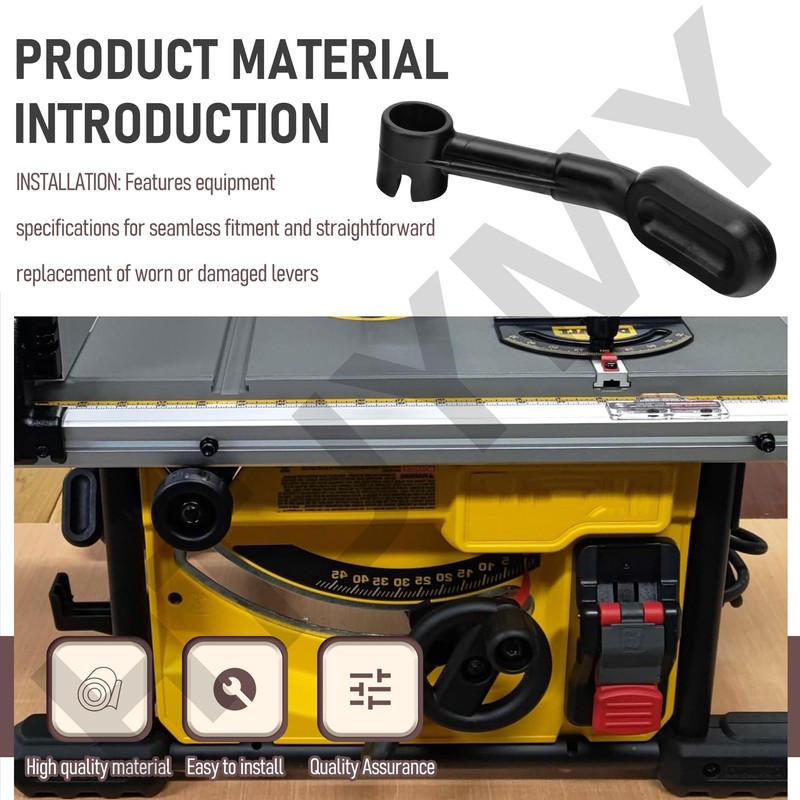 5140032-23 Table Saw Rail Lock Lever Compatible with De-walt DW745,