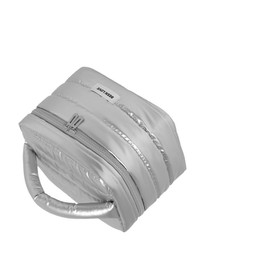 Tragbare Makeup Tasche mit groß für Damen und Frauen/Schminktasche mit reißverschluss/Reise Kosmetiktasche/Make Pinsel Organizer Bag/Wasserabweisendes Daunenjackenstoff/Cosmetic Handtasche