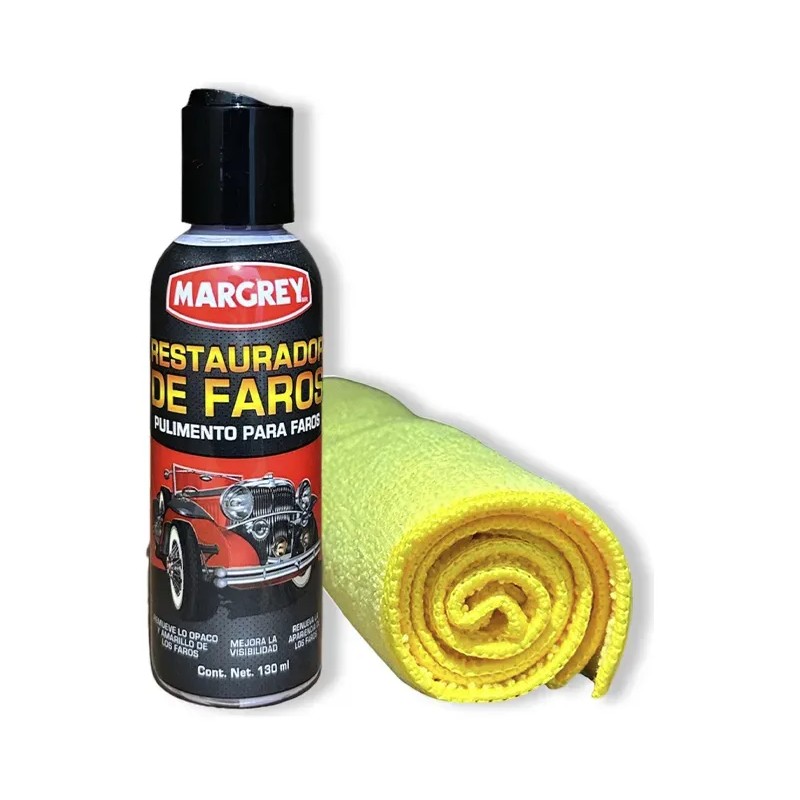 Restaurador Para Faros Pieza 130 Ml Margrey Excelente Acabad