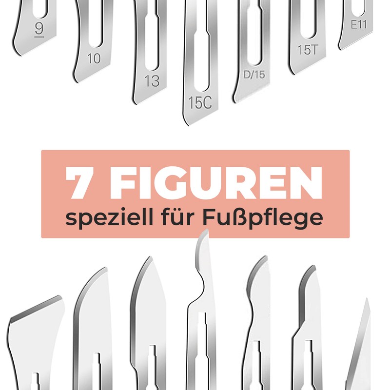 Kosmetex Podology Swann Morton Mix Foot Care Scalpel Blades (14