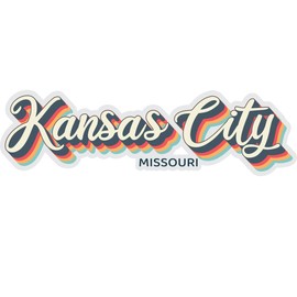 Kansas City Missouri Souvenir 2-Inch Vinyl Decal Sticker 3D Design 2-Inch|Sticker
