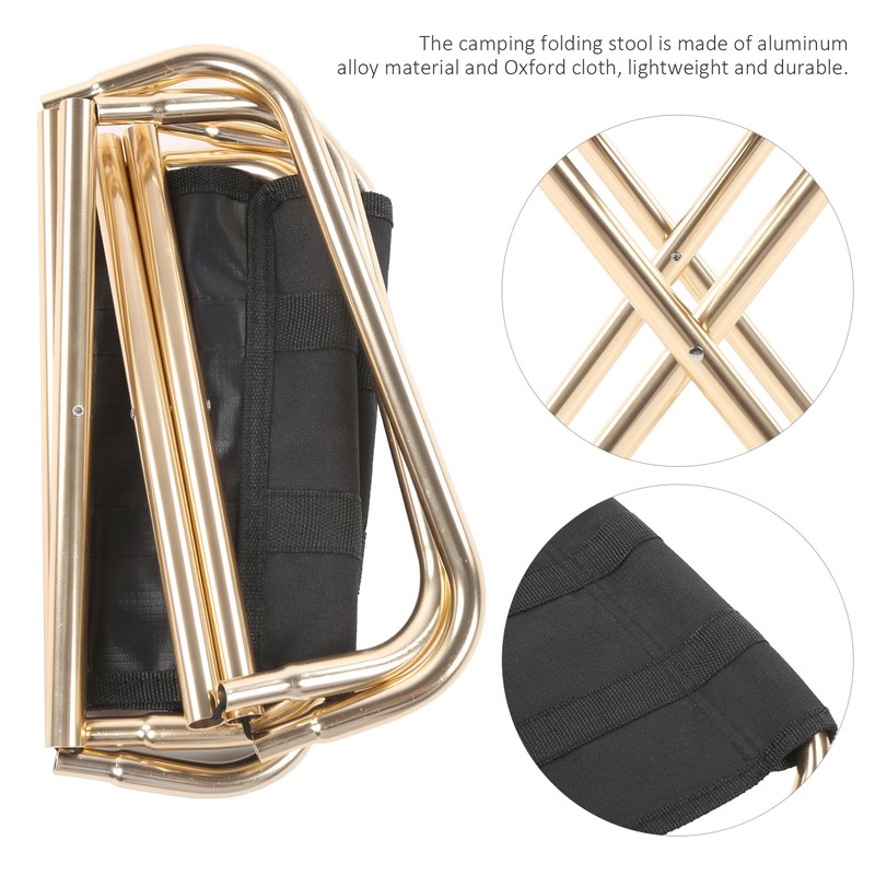 Aviation Aluminum Alloy Outdoor Portable Camping Mini Folding Stool Fishing