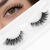 Natural Lashes Strips Wispy Eyelashes with Clear Band 2 Pairs