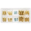 Dsnaduo 36 PCS Bleeder Valve,Brake Bleeder Screw Assortment Kit Replace