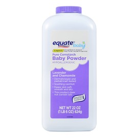 Equate Judastice - Polvo para bebé con lavanda y manzanilla, 22 onzas